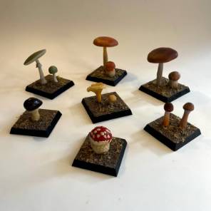 A Collection of 21 Czech Mushroom Forms c.1960/1970